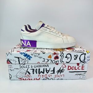 Dolce and Gabbana White Sneakers